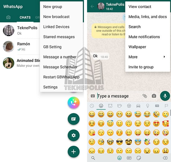 Types of WhatsApp PLUS The 53 best to download