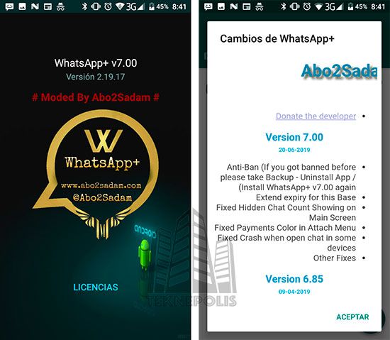 WhatsApp PLUS 2019 Descargar【 ULTIMA VERSION 7.00